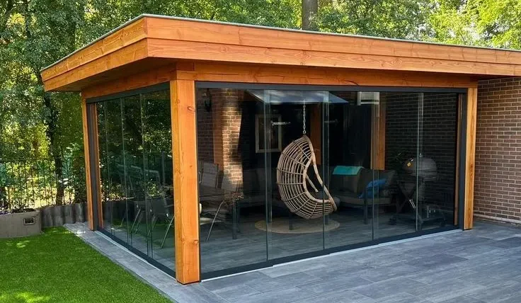 stijlvolle glazen schuifwanden